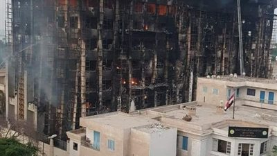 رفع حالة الاستعداد بمستشفيات الإسماعيلية والدفع بـ50 سيارة إسعاف لموقع الحريق 