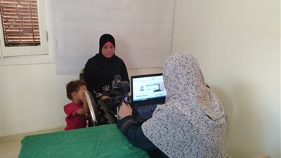 المجلس القومي للمرأة بأسيوط يقوم باستخراج عدد 105 بطاقة رقم قومي للسيدات بقرية جحدم بمركز منفلوط 