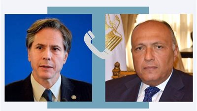 شكري يناقش مع نظيره الأمريكي تطورات الأوضاع بين الفلسطينيين والإسرائيليين