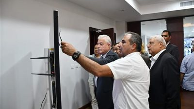 محافظ جنوب سيناء و رئيس البنك الزراعى المصرى فى جولة تفقدية بمجلس مدينة شرم الشيخ الجديد