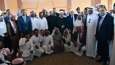 محافظ جنوب سيناء ووزير الأوقاف يشهدان  توزيع 2 طن من لحوم الأضاحي وألف شنطة سلع غذائية