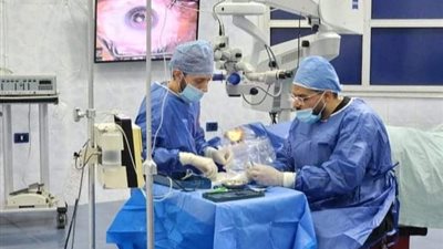 «بلغت 3 ملايين» مستشفى الرمد العام بالإسكندرية تجري 33 عملية جراحية ضمن مبادرة القضاء على قوائم الانتظار