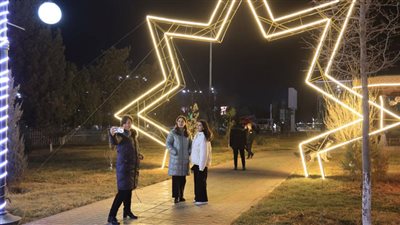 بالصور ...اوزبكستان  الجميلة تحتفل بالعام الجديد 2024
