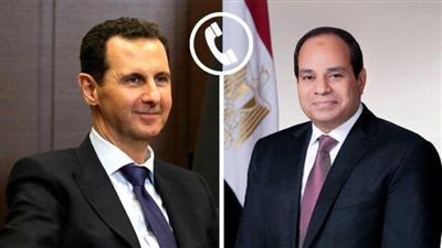  الرئيس السيسي يهنئ نظيره السوري بشار الأسد بحلول شهر رمضان المبارك
