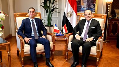 وزير التجارة والصناعة يلتقي السفير الفرنسي بالقاهرة لبحث أوجه التعاون الاقتصادي المشترك بين القاهرة وباريس
