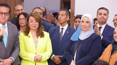 بالصور ...وزيرة التضامن الاجتماعي تستقبل وكيل السكرتير العام للأمم المتحدة.. وتصطحبها برفقة وزير الصحة  في جولة تفقدية لزيارة مركز امبابة علاج الإدمان 