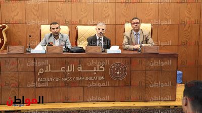صور.. رئيس شبكة إذاعة القرآن الكريم يحاضر بـ«إعلام الأزهر»