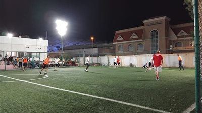 نادي المصري بدبي يتقدم على نظيره بعجمان بثلاثة اهداف في اول دقائق المباراه