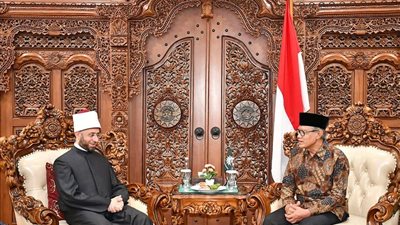 وزير الأوقاف المصرى يزور كبرى المؤسسات الدينية بدولة إندونيسيا