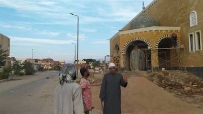 وكيل وزاره الاوقاف يتابع سير أعمال تجديد مسجد شهداء الروضه بحي ابني بيتك بطور سيناء 