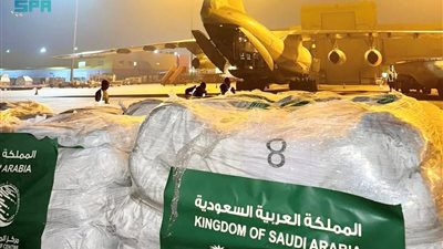 مغادرة الطائرة الإغاثية السعودية الثامنة التي يسيّرها مركز الملك سلمان للإغاثة لمساعدة الشعب السوري الشقيق