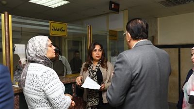 وزيرة التنمية المحلية تقوم بجولة مفاجئة علي حي مصر القديمة لمتابعة سير العمل بالمركز التكنولوجي