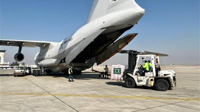 وصول الطائرة الإغاثية السعودية السادسة عشرة لمساعدة الشعب السوري التي يسيّرها مركز الملك سلمان للإغاثة