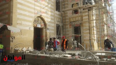 خاص .. صور .. «السيدة نفيسة» يشهد أعمال ترميم متكاملة