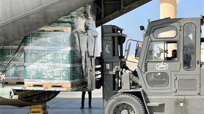 وصول الطائرة الإغاثية السعودية الـ 55 لإغاثة الشعب الفلسطيني في قطاع غزة