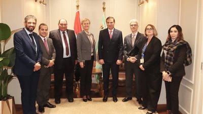 وزير الزراعة يلتقى رئيس بعثة الاتحاد الأوروبي في مصر ويبحثان ملفات التعاون المشترك ودعم المرأة الريفية وصغار المزارعين