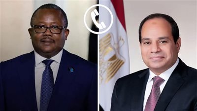 الرئيس السيسي يتلقى اتصالا هاتفيا من رئيس جمهورية غنيا بيساو