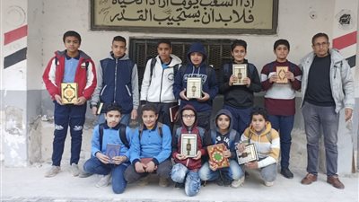تسليم جوائز حفظة القرآن الكريم بمعهد بنين كفر الدوار الاعدادي الأزهري