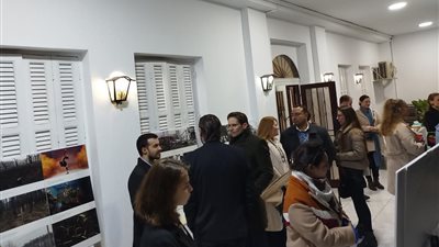سفارة أوكرانيا بمصر  تنظم فعالية  بمشاركة الجالية الأوكرانية وممثلين عن السلك الدبلوماسي الأجنبي.بمناسبة الذكرى الثالثة للحرب الروسية