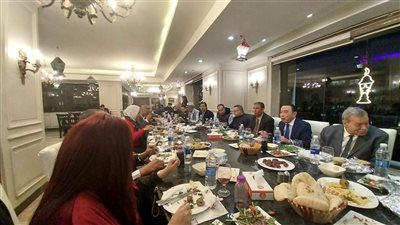 لقاء ودى يجمع سفير كازاخستان  الجديد مع الصحفيين المصريين على مأدبة افطار رمضانية