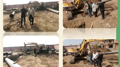محافظ الشرقية يُتابع معدلات أداء ونسب تنفيذ مشروعات الصرف الصحي الجارية بقري الشبانات وغزالة وأبو جبل والعلوية بمركز الزقازيق