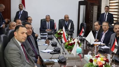 وزير الكهرباء يجتمع بالعاملين بشركة شرق الدلتا لإنتاج الكهرباء بحضور محافظ الإسماعيليه