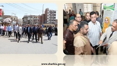 محافظ الشرقية يُتابع سير إجراءات العمل بالمركز التكنولوجي لخدمة المواطنين بمدينة منيا القمح