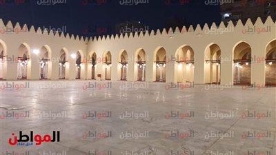 بالصور ...مسجد الظاهر بيبرس ايقونة  ودرة  العمارة المملوكية بالقاهرة  وثالث أكبر مسجد أثرى بمصر