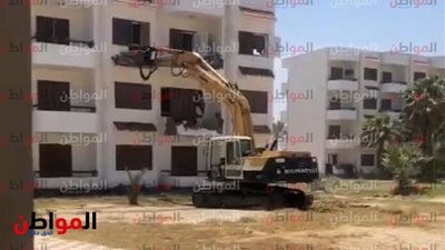 (خاص) ,, هدم مدينة الفردوس بـ«بورسعيد»
