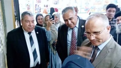 افتتاح معرض ختام الأنشطة الطلابية  بادارة النوبارية التعليمية 