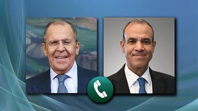 اتصال هاتفي بين وزير الخارجية المصرى ونظيره الروسى 