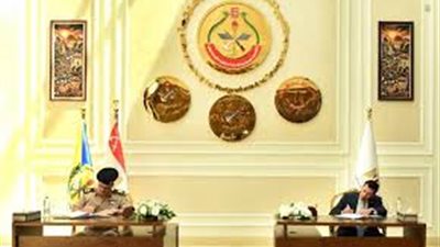 الأكاديمية العسكرية للدراسات العليا والإستراتيجية توقع بروتوكول تعاون مع وزارة الشباب والرياضة