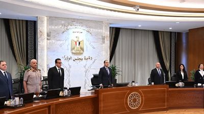 مجلس الوزراء يقف دقيقة حداد على أرواح شهداء 