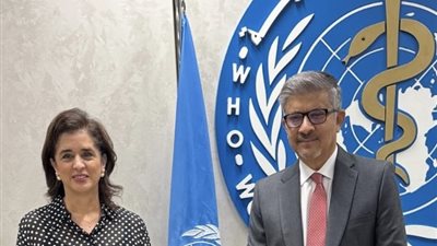 السفير الباكستاني بالقاهرة يلتقى  المديرة الإقليمية ‎لمنظمة الصحة العالمية في ‎مصر