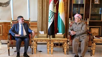 بارزاني يستقبل القائم بأعمال السفارة الأمريكية في العراق