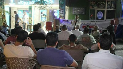 أهالى الكويت يبايعون مرشح حزب العدل بالسويس لعضوية الشيوخ 