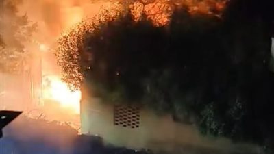 حريق في محول كهرباء بأبو النمرس والحماية المدنية تتدخل للسيطرة على النيران