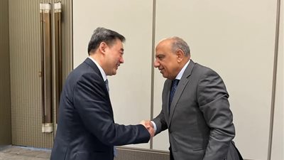 وزير الكهرباء والطاقة المتجددة يبحث مع رئيس هيئة الطاقة الصينية سبل دعم وتعزيز التعاون والشراكة وزيادة الاستثمارات الصينية 
