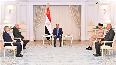 الرئيس عبد الفتاح السيسي يستقبل وزير الدفاع الإيطالي