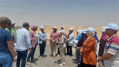 موظفو الشباب والرياضة  يزورون جهاز تنمية مدينة السويس الجديدة ضمن مبادرة 