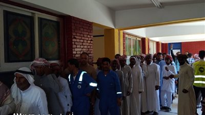 إقبال اهالي مدينة رأس سدر علي انتخابات مجلس الشيوخ