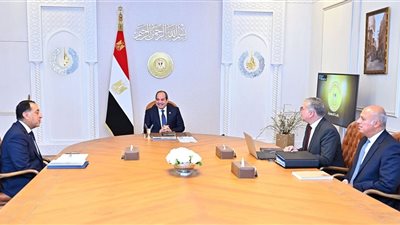 الرئيس السيسي  يوجه بمواصلة تطوير الآبار الجديدة المكتشفة