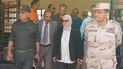 جابر المهدي ومدير المديرية والمستشار العسكري يتفقدون مدارس التأسيس العسكري بالقاهرة