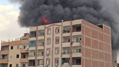 الحرفيين .. أسباب اندلاع حريق مخازن قطع غيار السيارات 