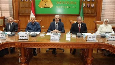 رئيس جامعة المنوفية يراس لجنة إختيار عميد كلية الحاسبات والمعلومات 