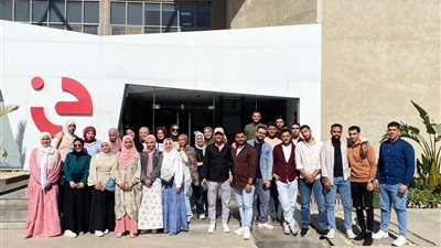 طلاب جامعة الدلتا التكنولوجية يواصلون الزيارات الميدانية العلمية إلي الهيئات المختلفة 