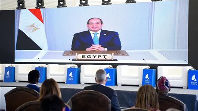 الرئيس السيسي يلقي كلمة مسجلة بمناسبة انعقاد النسخة الخامسة من منتدى أسوان 
