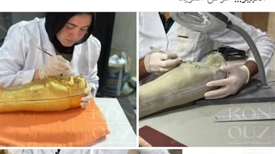 مصر تخلد فعالية افتتاح المتحف بدعوة فنية مستوحاة من تابوت الملك الذهبي