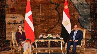 استقبل الرئيس السيسي الملكة ماري ملكة مملكة الدنمارك 