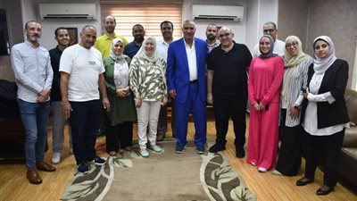 هيئة مياه الشرب بالجيزة تنظم حفلاً لاستقبال رئيسها الجديد وتكريم رئيسها السابق